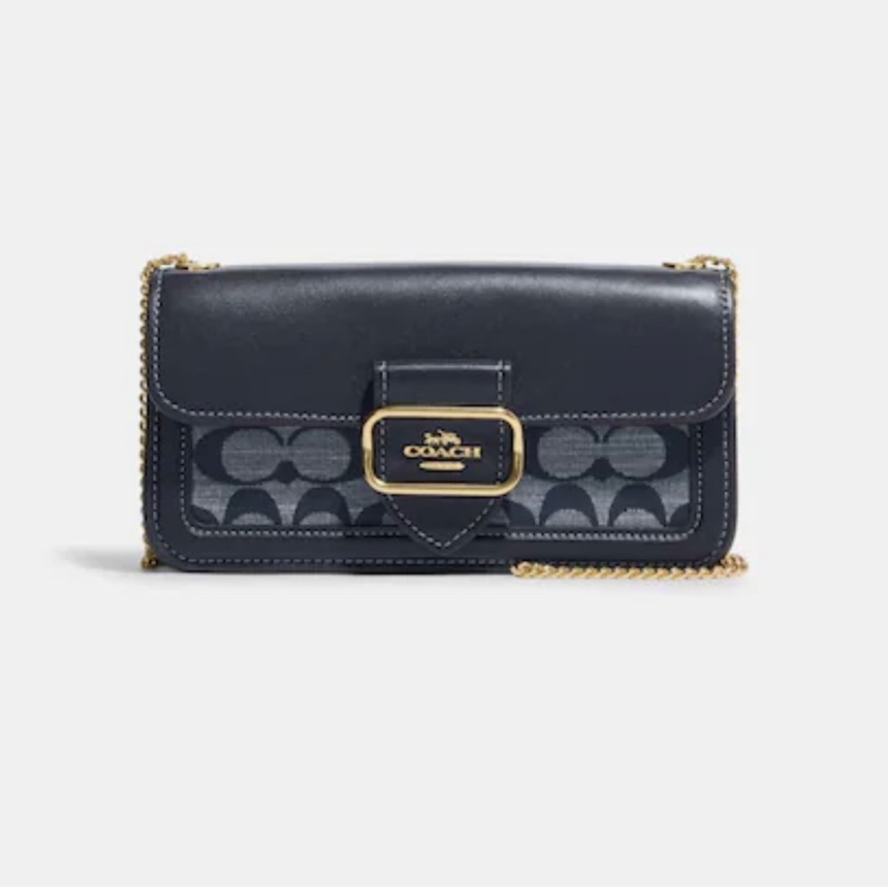 NWT Authentic Morgan Crossbody In Signature Chambray